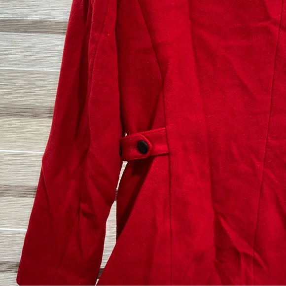 NWOT JL Colebrook Jacket Women's Red Fleece Zip Up 90s size 8 - Picture 4 of 7